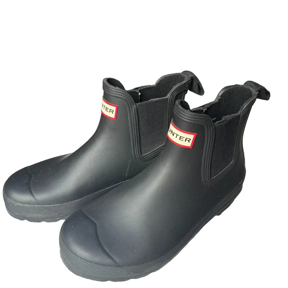 Hunter Women’s Original Black Chelsea Boots – Waterproof – Size 7, new no box